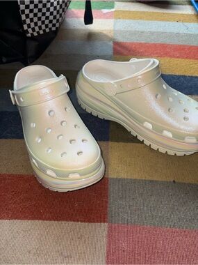 Crocs LIL NAS X MEGA CRUSH CLOG White Unisex Slip On Mens 12